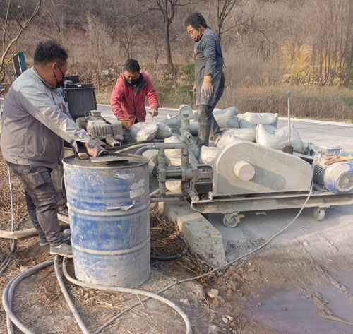 丽江路面下沉注浆